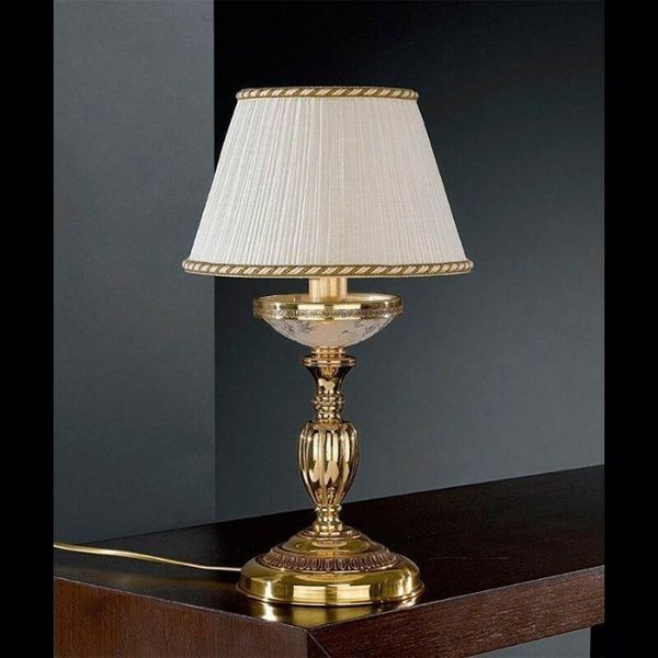Настольная лампа Reccagni Angelo P. 6502 P ORO FRANCESE ORIENTE PLISSE