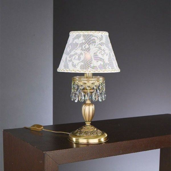 Настольная лампа Reccagni Angelo P. 7033 P BRONZO ARTE CLASSICO RICAMO + TRASP.