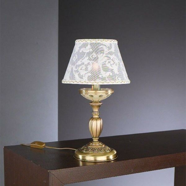 Настольная лампа Reccagni Angelo P. 7034 P BRONZO ARTE CLASSICO RICAMO