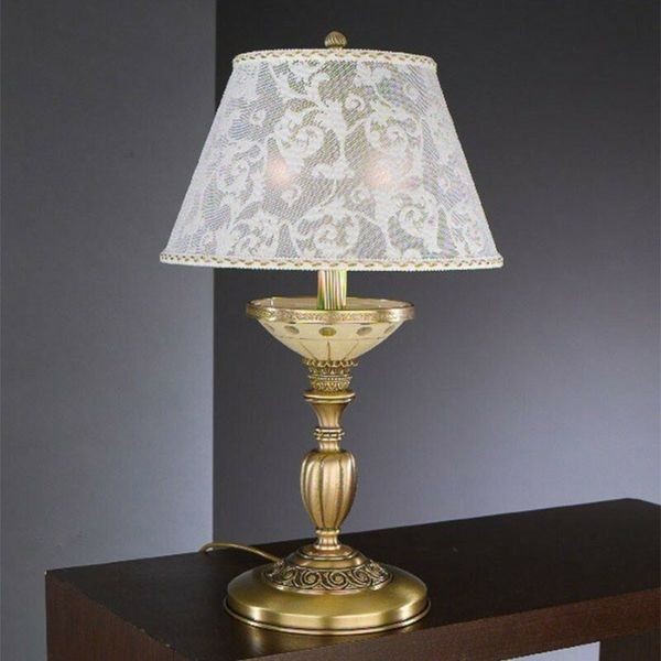 Настольная лампа Reccagni Angelo P. 7034 G BRONZO ARTE CLASSICO RICAMO