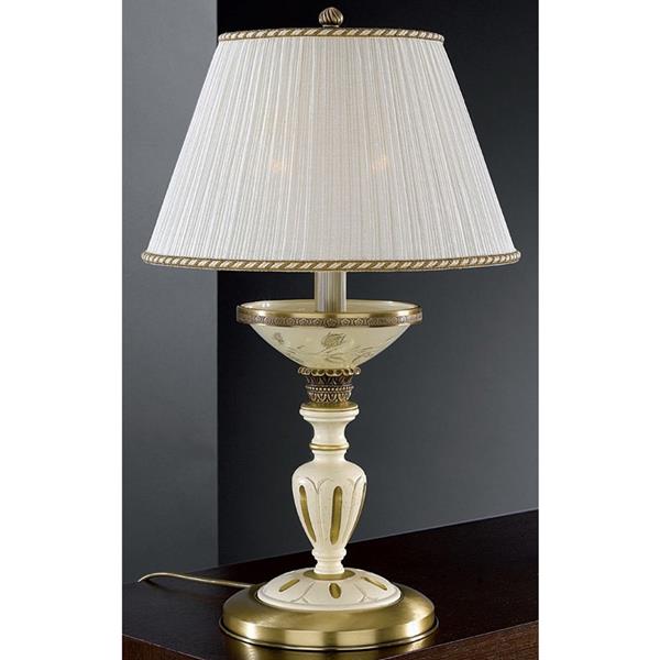 Настольная лампа Reccagni Angelo P. 6608 G BRONZO ARTE ROSE PLISSE