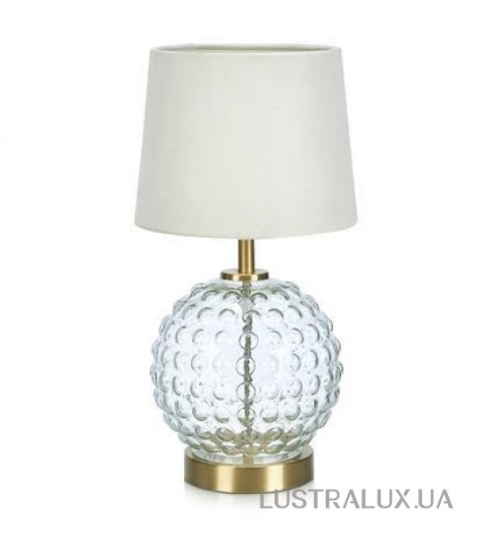 BUBBLES Настольная лампа Markslojd 1L Brass/Clear/White 107129