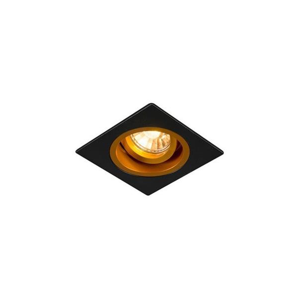 Точечный светильник Zuma Line 92706 Chuck Dl Square Black-Gold