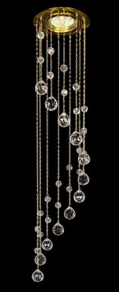 Встраиваемый светильник хрустальный Bydzov 9001 01/15-701/3