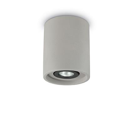 Точечный светильник Ideal Lux OAK PL1 ROUND CEMENTO (150437)