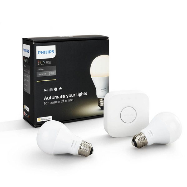 Умные лампы PHILIPS Hue Starter kit 9.5W E27 bulb White