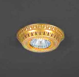 Точечный светильник RECCAGNI ANGELO SPOT 1097 ORO FRANCESE