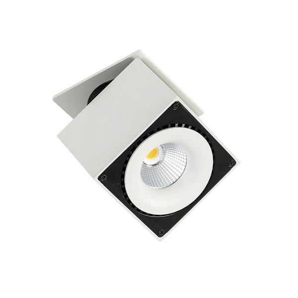 Точечный светильник Italux Sevilla Square Recessed SL7562/28W 3000K WH+BL