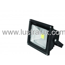 EUROELECTRIC LED Прожектор COB чорний 10W 6500K classic LED-FL-10(black)