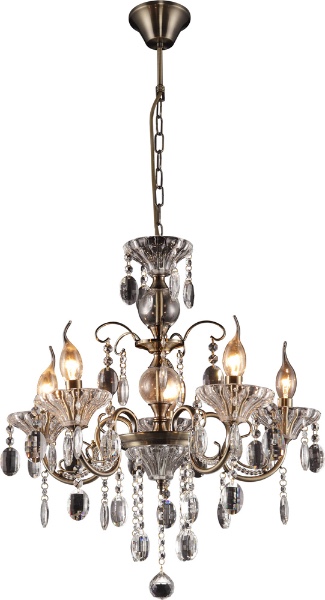 Подвесная люстра Altalusse INL-1102P-05 Antique Brass