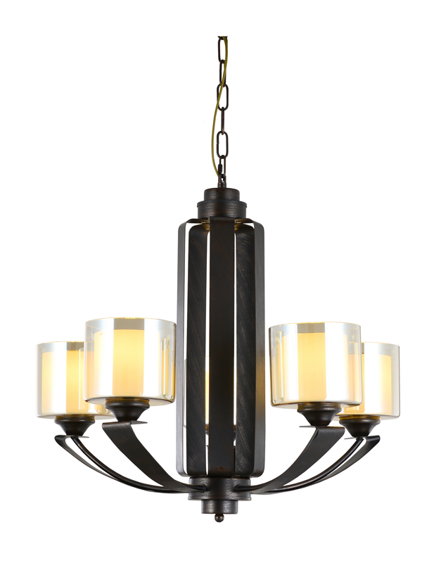 Люстра подвесная Victoria Lighting Leon/SP5, 5 set, черный