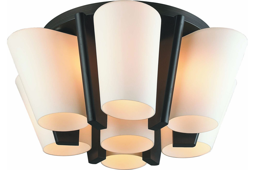 Люстра Altalusse INL-3093C-07 Chrome & Wengue