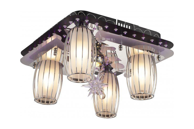 Люстра Altalusse LV218-15 Black & Chrome