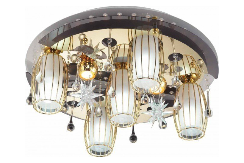 Люстра Altalusse LV218-07 White & Gold